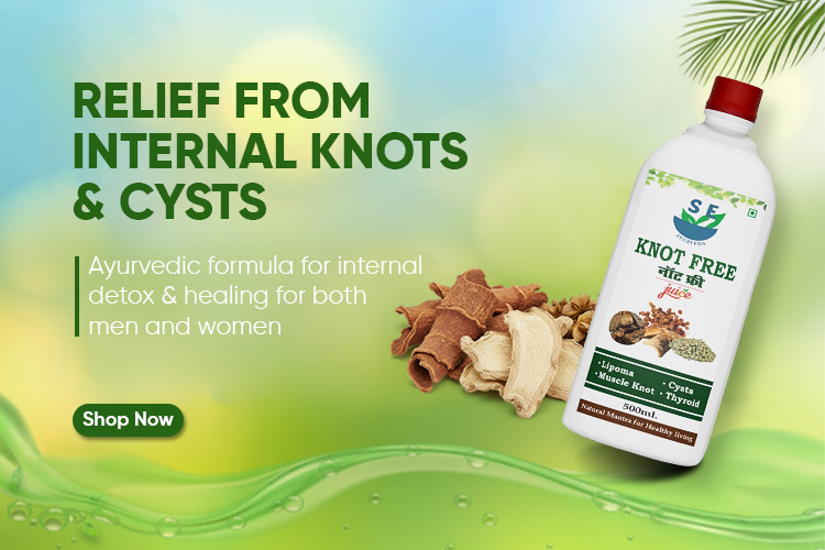 SE Ayurveda Knot Free Knot Banner